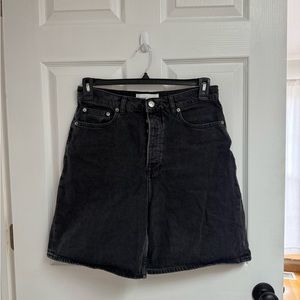 Samsoe Samsoe Black Denim Shorts